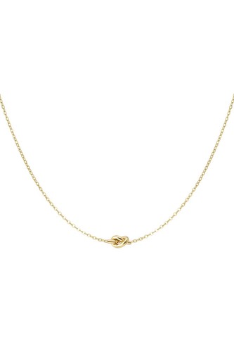 14ct gold plated - gold-plated, knot