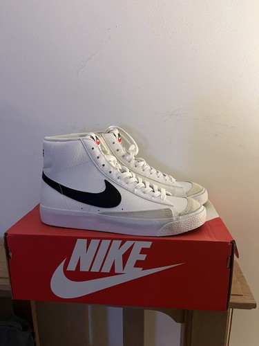 Nike blazer mid white - blazer, white/black