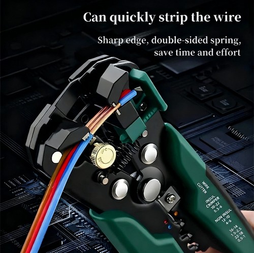 Automatic wire cutter stripper - wire,