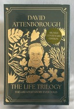 SIGNED & IN HAND!! David Attenborough The Life Trilogy Slipcase Edition