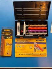 LANSKY 4-Stone Deluxe Diamond + Leather Strop