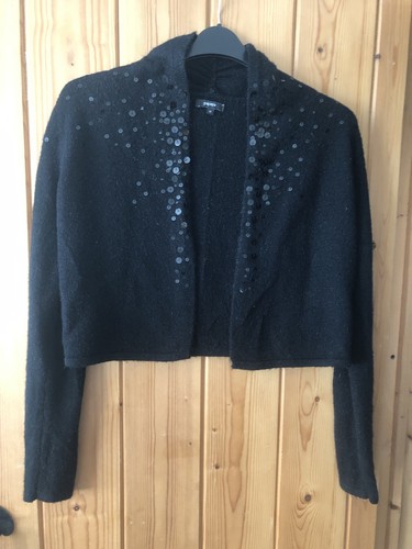 Papaya black crop cardigan - crop,