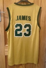 LeBron James #23 Vincent ST Mary Irish Mens Embroidered Basketball Jersey New XL