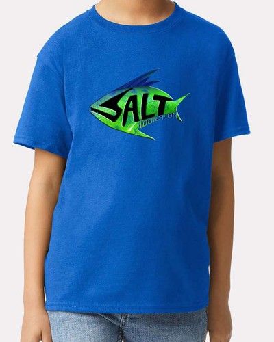 Salt addiction fishing shirt - fishing,