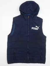 Puma Men's Blue L Hooded