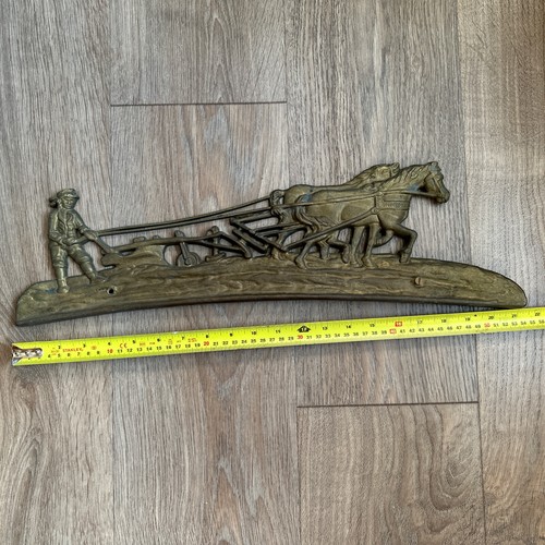 Vintage horse and plough