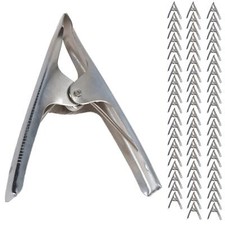 6" Metal Market Stall Clips /