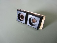 Vintage phenolic Twin Sockets