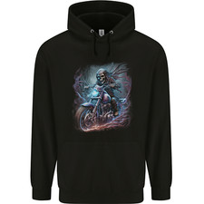 A Biker Skeleton on a