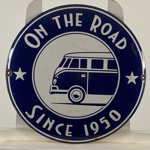 Volkswagen enamel sign ø - enamel,