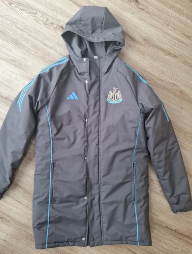 Nufc parka jacket - grey, small