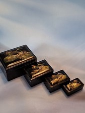 4 x Japanese Vintage Black