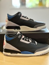 Nike Jordan 3 Retro OG Black Chill Red Grey - Rare Air - UK size 10 - BNIB