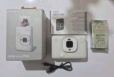 INSTAX Mini LILPlay Hybrid Instant Camera & Printer - Misty White - Boxed