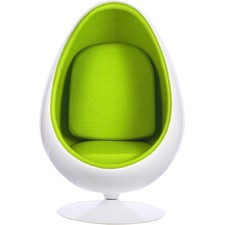 Retro egg pod - pod, (lime