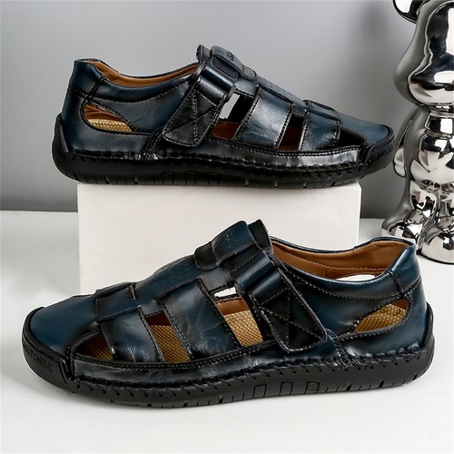 Mens casual closed toe - toe, leather