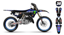 Graphics YZ125 YZ250 Yamaha 2022 2023 2024 Decals SCRUB Race Number