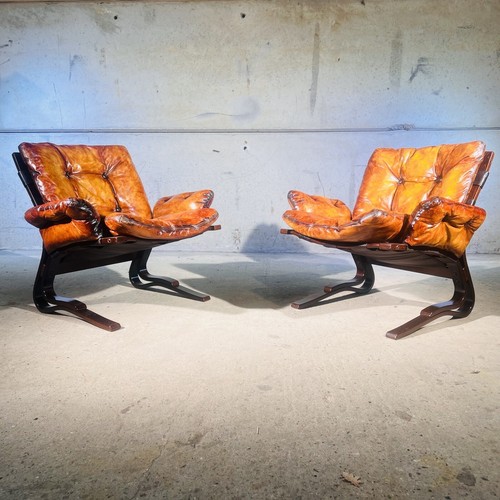 Pair vintage norwegian mid - of,