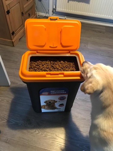 Pet food storage container dog - storage,