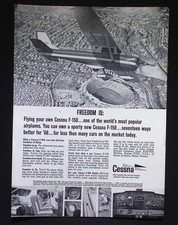 Original 1968 Advert Cessna
