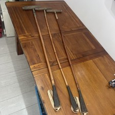3x Vintage bamboo Polo Sticks in very good condition. 