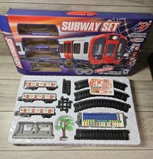Subway Train Set Toys With LED
