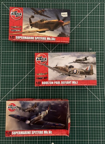 Airfix three kits - -, spitfire