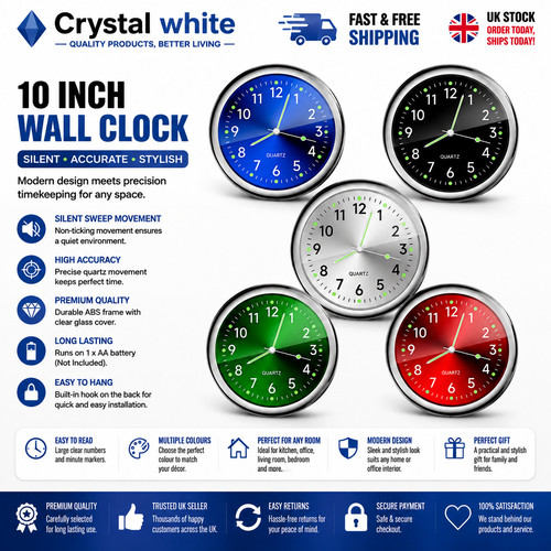 Car dashboard stick clock - car, stick-on