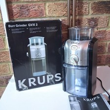 KRUPS EXPERT  GVX2 BURR COFFEE GRINDER  BLACK NEW BOXED