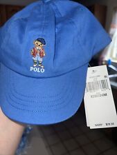 NEW! POLO RALPH LAUREN HAT -Baby Girl- BASEBALL CAP -Blue -Size 12M/24M