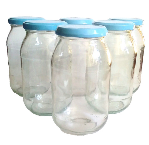 Empty tall clear glass - clear, jam