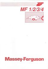 Massey Ferguson MF1 MF2 MF3 MF4 Baler Operators Manual - MF 1 2 3 4