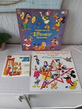 Old Vinyl LP Walt Disney