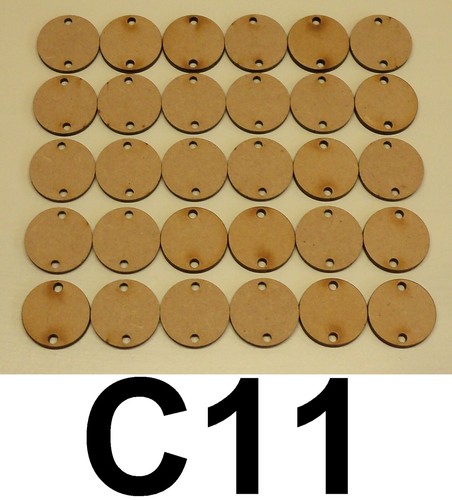 Mdf discs circles 25mm - 30,