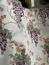 Laura Ashley Wisteria Grape Per Metre,  Furnishing Fabric. Linen 51% cotton 49%