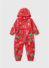 Marvel Kids Showerproof Red Avengers Puddle Suit 2-3 yrs