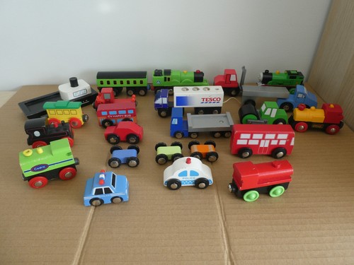 Bundle wooden trains and - bundle,