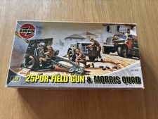 Airfix 1/76 25PDR Field Gun & Morris Quad A01305 Scale Model Kit