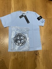 Baby Blue Stone Island T-Shirt