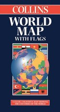 World Map with Flags (Collins World Map)