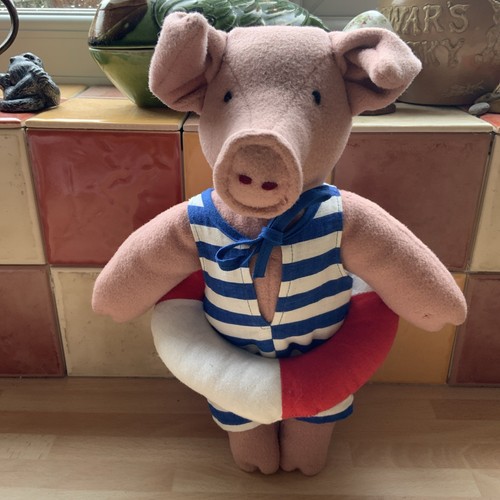 Senger vintage soft toy pig - senger,
