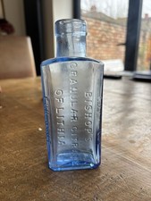 Victorian blue glass - glass, medicine
