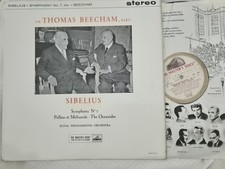 ASD 468 SIBELIUS Symphony No.7 BEECHAM UK 1st HMV Cream Gold ED1