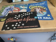 4 ice Skating Programmes 1954