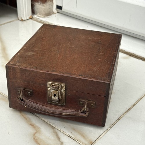 Small wooden vintage storage - vintage,