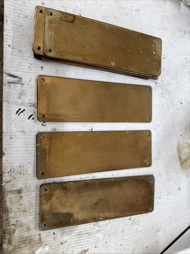 Antique brass door finger - antique,