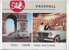 1963 Vauxhall car brochure: Vauxhall Velox & Cresta (PB) + Victor & VX 4/90 (FB)