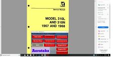 Cessna 310 maintenance service manual set n engine overhaul 1961 - 1968 w A/Ds