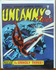 UNCANNY TALES #63..DAREDEVIL COVER..ALAN CLASS UK 1ST PRINT..FN+