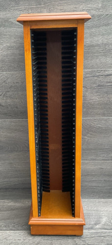 Wooden storage tower rack - cd,